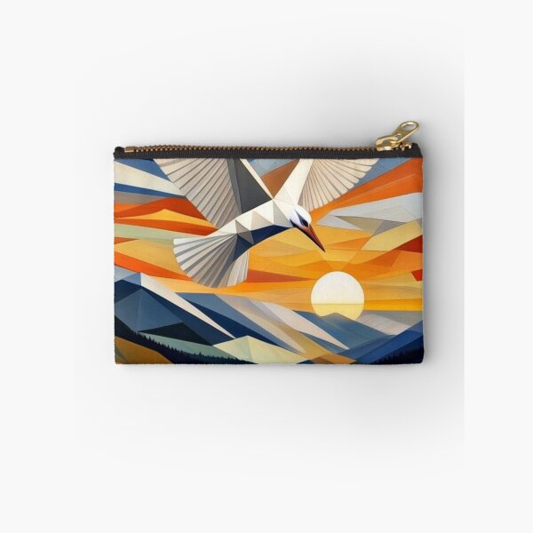 Item preview, White bird over meadow designed and sold by George Hutton Hunter.