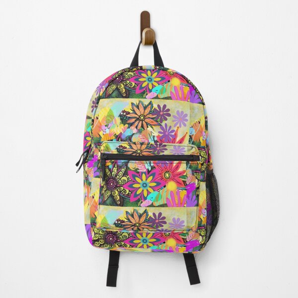 Item preview, Colourful Abstract Flowers designed and sold by CreativeCanvas8.