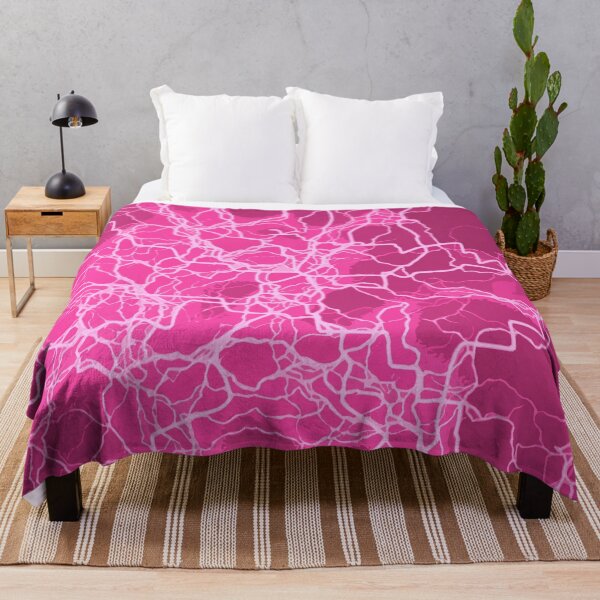 Item preview, Pink abstract art background texture with lightning strikes designed and sold by SpinklyCreations.