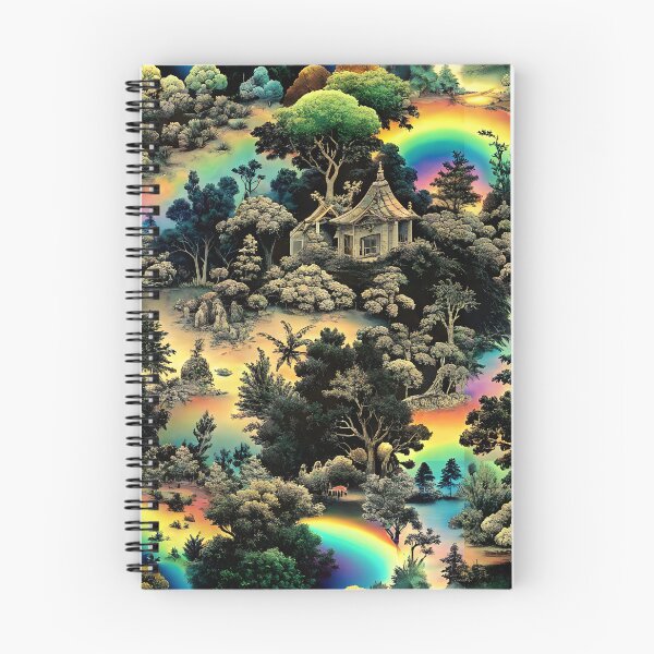Item preview, Black and Rainbow Toile de Jouy designed and sold by bearslover.