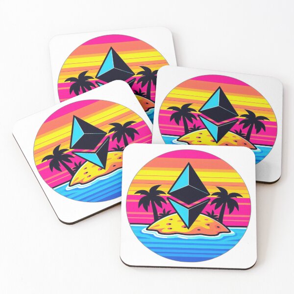 Item preview, A round logo of a Ethereum symbol Pilled on A Private island designed and sold by starter45.