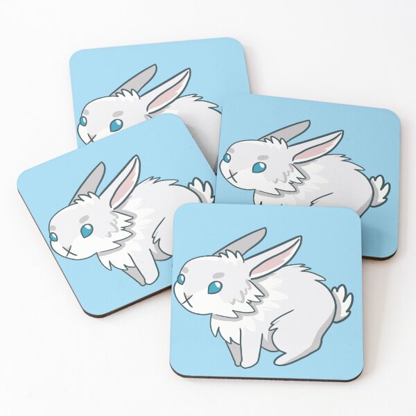 Item preview, Lionhead Bunny (blue eyed white) designed and sold by ellanovoart.