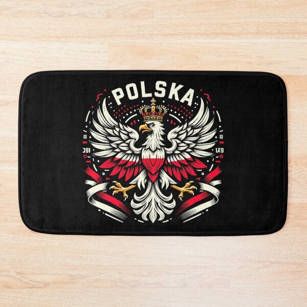 Item preview, Poland Polska Polish coat of arms eagle flag gift designed and sold by Pineapple-Tree.