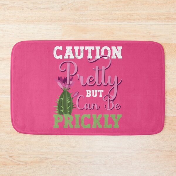 Item preview, FUNNY CAUTION PRETTY BUT CAN BE PRICKLY designed and sold by FlutteringWings.