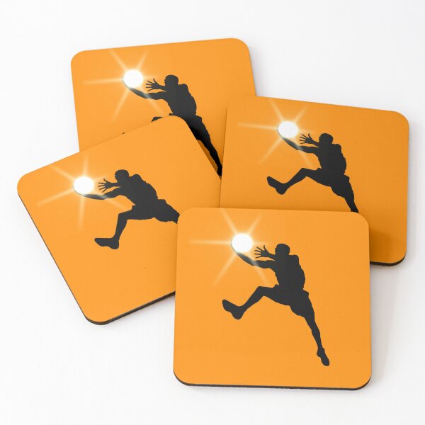 Item preview, Orange Basketball Player Jumping Leaping for Hoop Blazing Sun Ball designed and sold by julyperson.