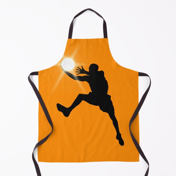 Item preview, Orange Basketball Player Jumping Leaping for Hoop Blazing Sun Ball designed and sold by julyperson.