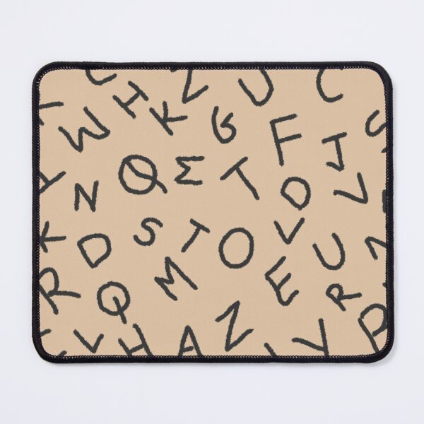 Item preview, seamless pattern of handwritten alphabets symbols on light background   designed and sold by pmdcreations.
