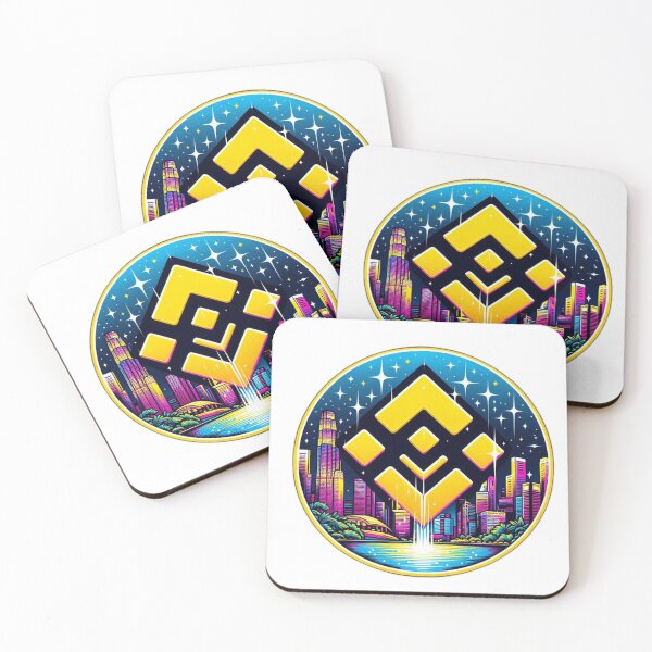 Item preview, A round logo of a Binance symbol Sparkling in Singapour designed and sold by starter45.