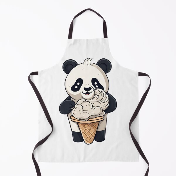 Item preview, giant panda black sesame ice cream designed and sold by Yeyishop.