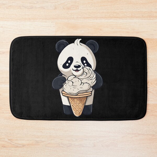 Item preview, giant panda black sesame ice cream designed and sold by Yeyishop.