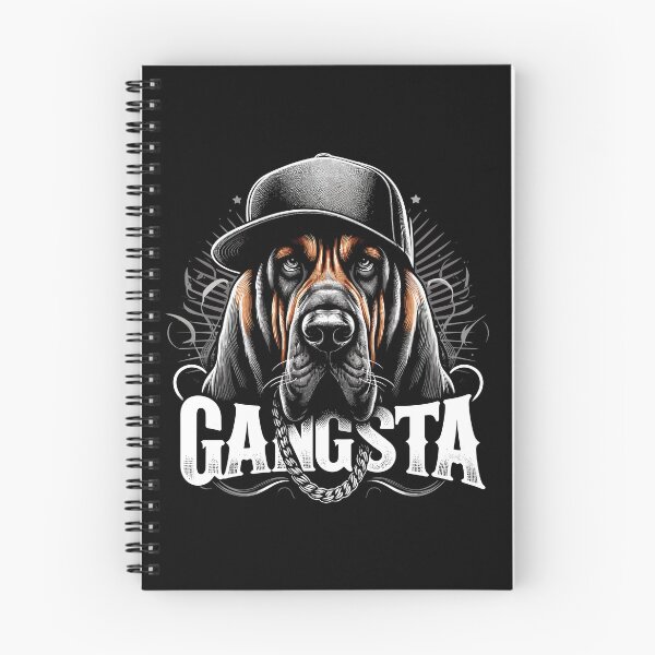 Item preview, Bloodhound Gangsta Gangster Dog Gift designed and sold by Pineapple-Tree.