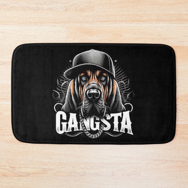 Item preview, Bloodhound Gangsta Gangster Dog Gift designed and sold by Pineapple-Tree.