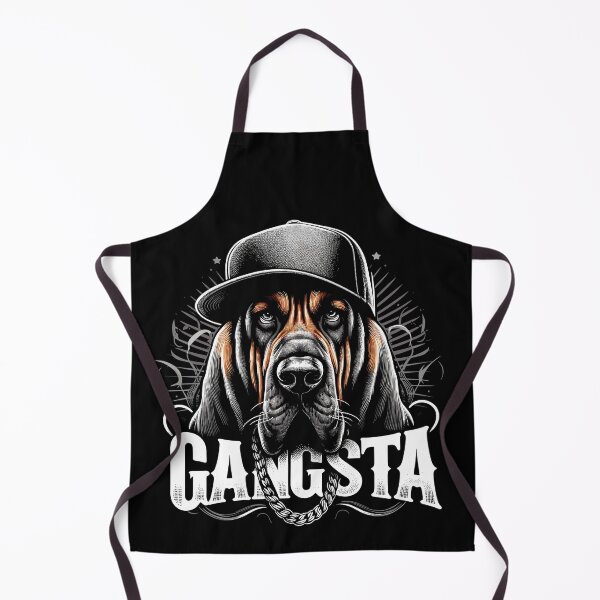 Item preview, Bloodhound Gangsta Gangster Dog Gift designed and sold by Pineapple-Tree.