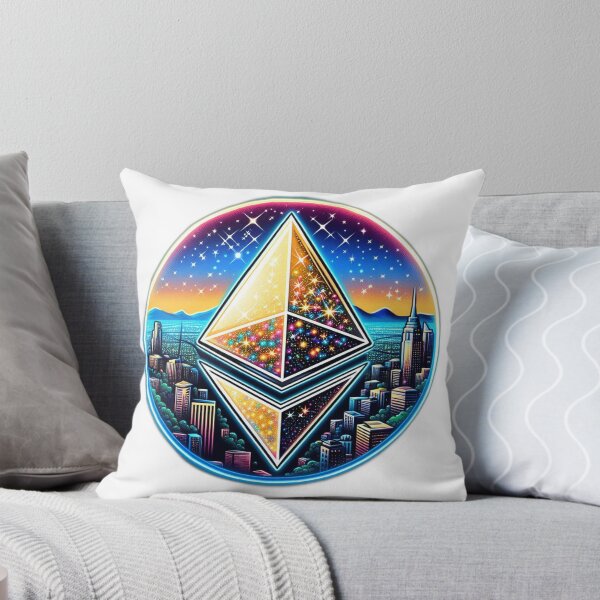Item preview, A round logo of a Ethereum symbol Sparkling in the Silicon Valley designed and sold by starter45.