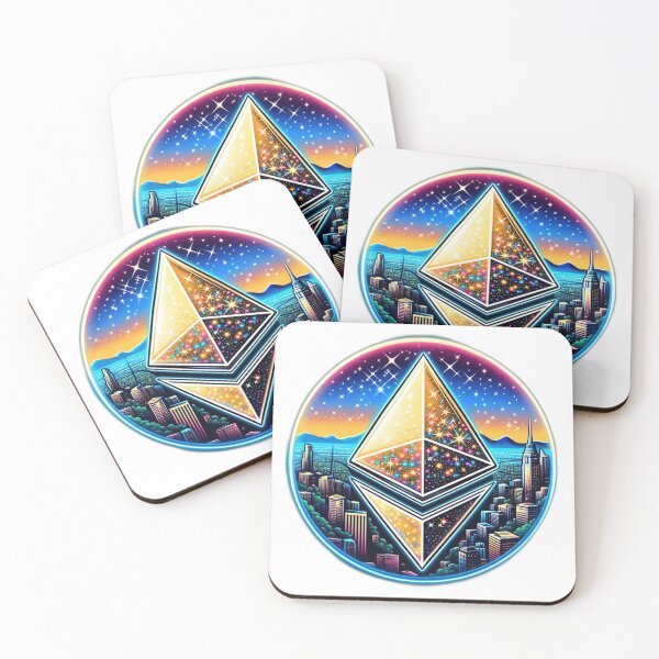 Item preview, A round logo of a Ethereum symbol Sparkling in the Silicon Valley designed and sold by starter45.
