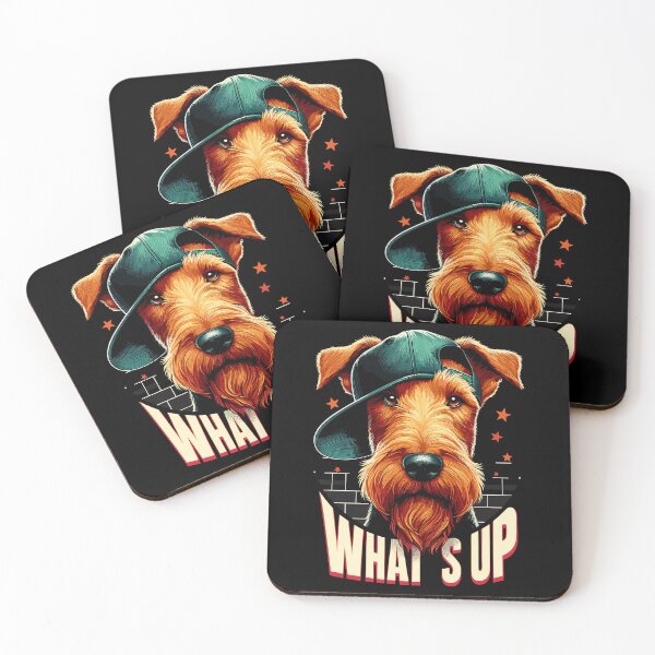 Item preview, Irish Terrier What's Up Gangsta Dog Gift designed and sold by Pineapple-Tree.