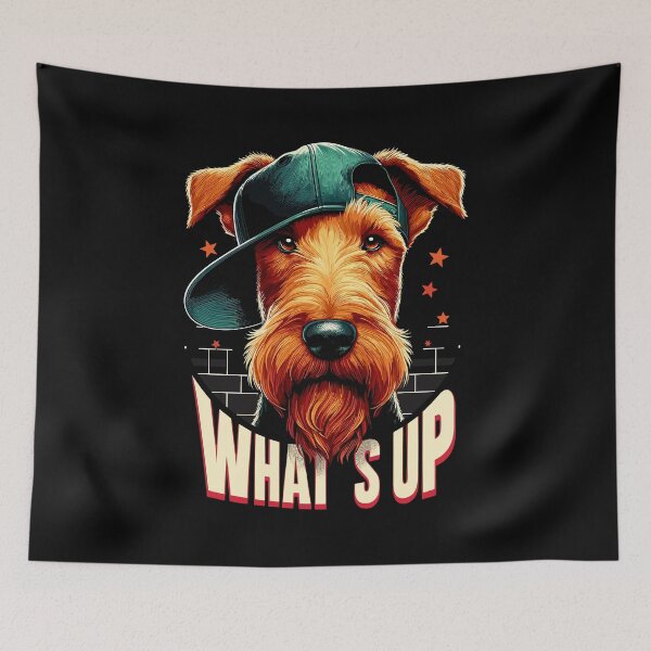 Item preview, Irish Terrier What's Up Gangsta Dog Gift designed and sold by Pineapple-Tree.