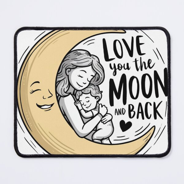 Item preview, Love You To The Moon and Back, Mother's Day designed and sold by tamoora.