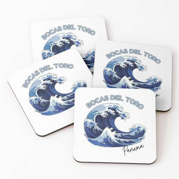 Item preview, Copia de Bocas Del Toro Panamá Azul Acuarela Surf Ola designed and sold by julyperson.
