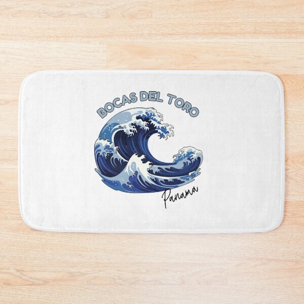 Item preview, Copy of Bocas Del Toro Panama Blue Watercolor Surfing Wave  designed and sold by julyperson.