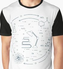 Wissenschaftliche, Bildungselemente. Grafik T-Shirt