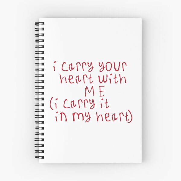Item preview, i carry your heart with me designed and sold by kinpirks.