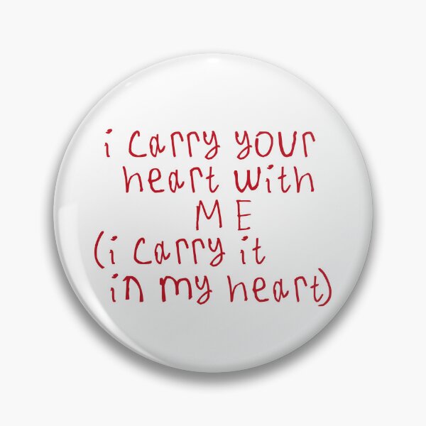 Item preview, i carry your heart with me designed and sold by kinpirks.