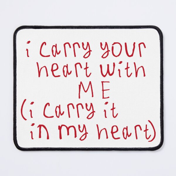 Item preview, i carry your heart with me designed and sold by kinpirks.