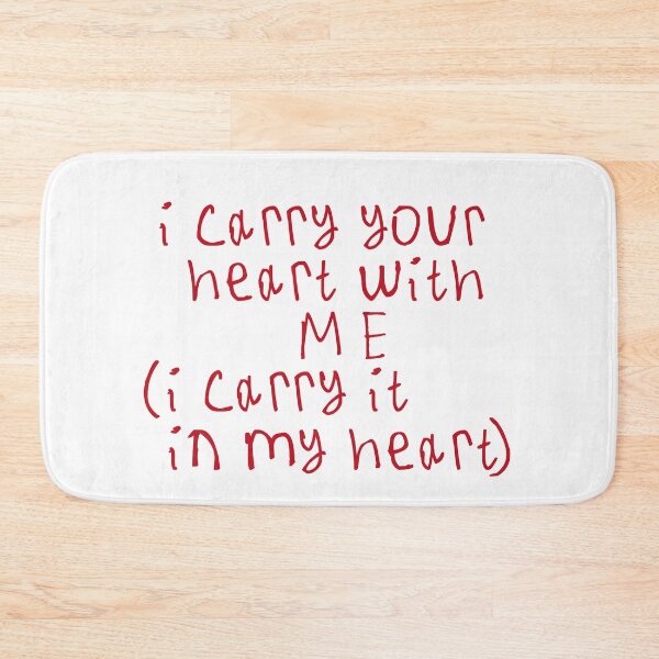 Item preview, i carry your heart with me designed and sold by kinpirks.