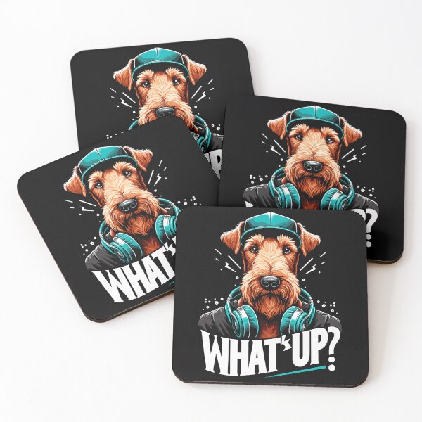 Item preview, Irish Terrier What's Up Gangsta Dog Gift designed and sold by Pineapple-Tree.