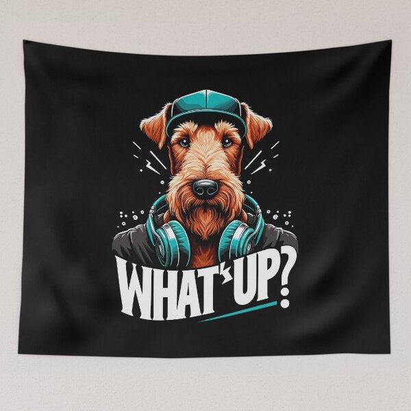Item preview, Irish Terrier What's Up Gangsta Dog Gift designed and sold by Pineapple-Tree.