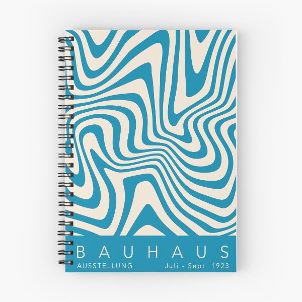 Item preview, Blue Wavy Abstract Bauhaus  designed and sold by NicolJay.