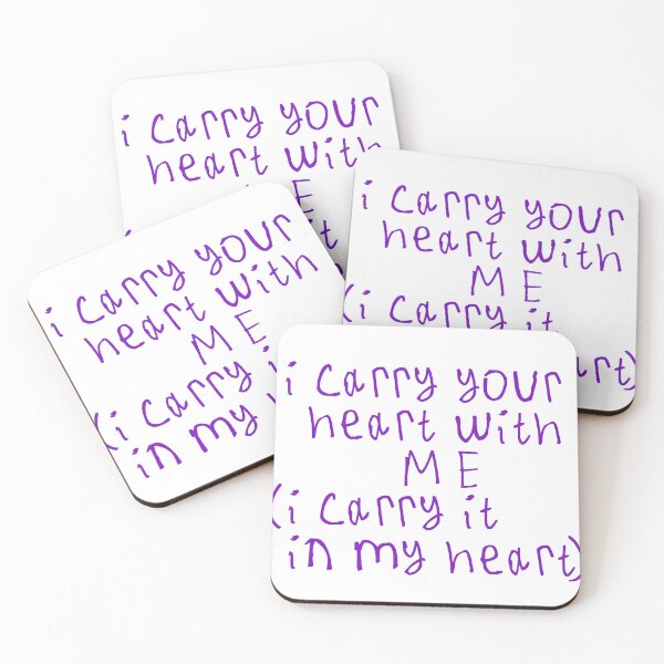 Item preview, i carry your heart with me designed and sold by kinpirks.