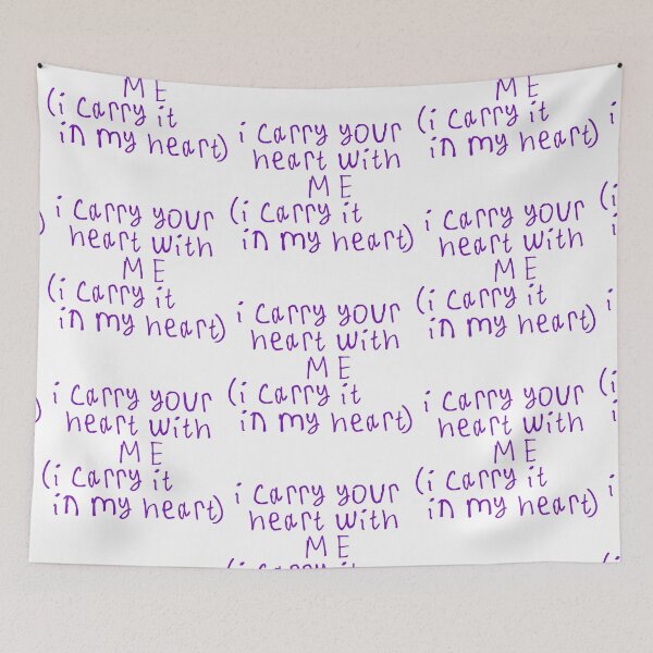 Item preview, i carry your heart with me designed and sold by kinpirks.