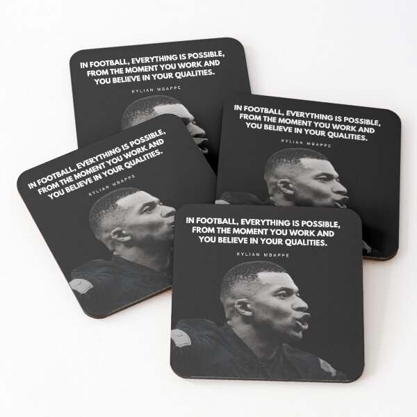 Item preview,  Mbappe Motivational  Quote Portrait designed and sold by SuccessInsanity.