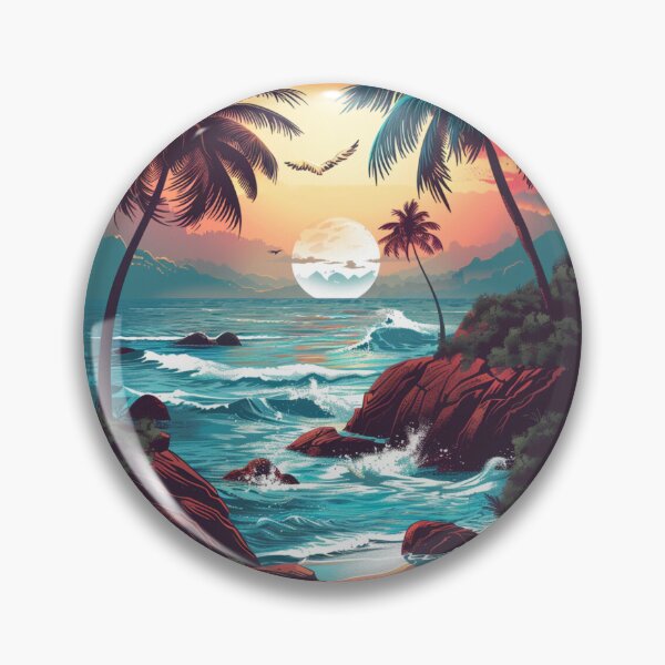 Item preview, Tropical Islands Oval Design 1 of 12 designed and sold by Jenson Major.