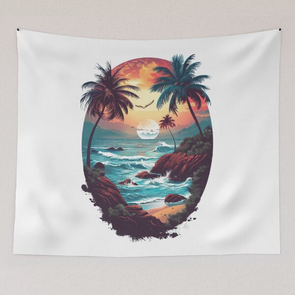Item preview, Tropical Islands Oval Design 1 of 12 designed and sold by Jenson Major.