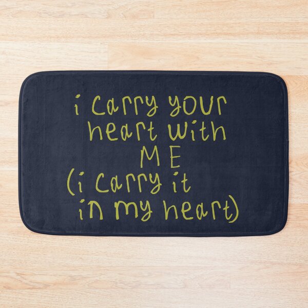Item preview, i carry your heart with me designed and sold by kinpirks.