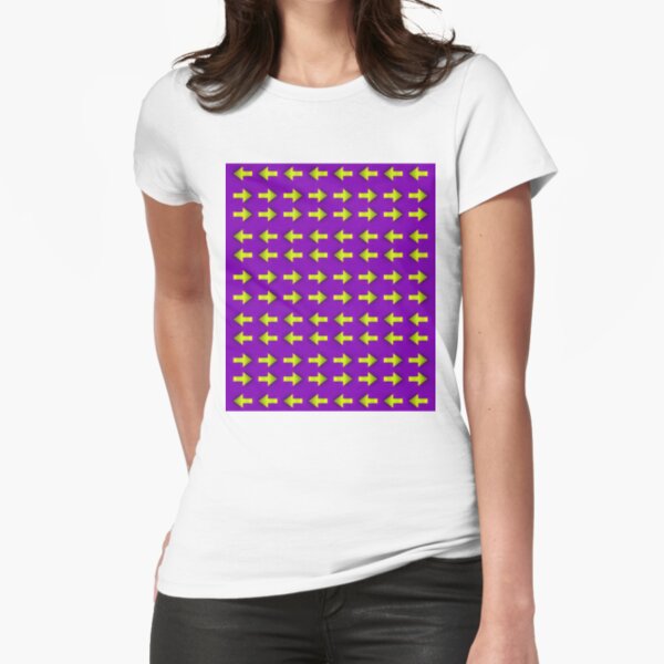 Moving illusion, Op art, optical art, visual art, optical illusions, abstract, Hip, modish, astonishing, amazing, surprising, wonderful, remarkable, extraordinary Fitted T-Shirt