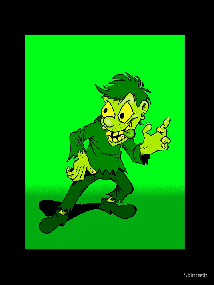 Thumbnail 7 of 7, Oversized T-Shirt, Putrid green hunchback designed and sold by Skinrash.