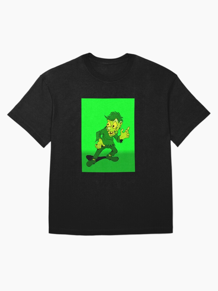 Thumbnail 3 of 7, Oversized T-Shirt, Putrid green hunchback designed and sold by Skinrash.
