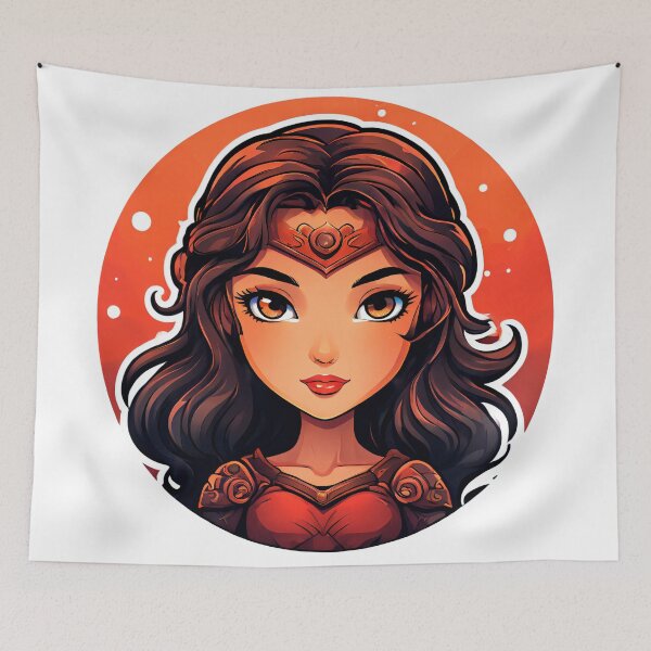 Item preview, Cute cartoon girl designed and sold by Sopilka.