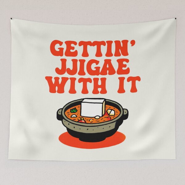 Item preview, Kimchi Gettin' Jjigae With It Cute Funny Saying designed and sold by HowToCanadian.