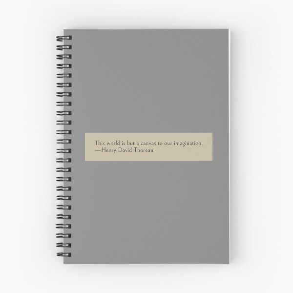Item preview, This world is but a canvas to our imagination —Henry David Thoreau Book Quote designed and sold by wonderxwander.