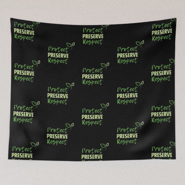 Item preview, Wildlife ecology Protect Preserve Respect gifts for ecologists designed and sold by alczar.