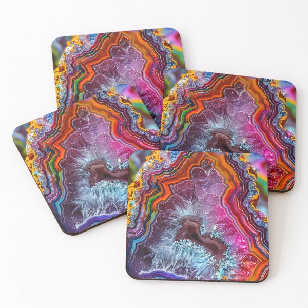 Item preview, gorgeous colorful agate stone designed and sold by haroulita.