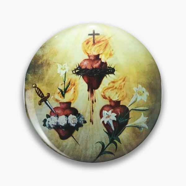 Item preview, Three Sacred hearts designed and sold by Crux Fidelis.