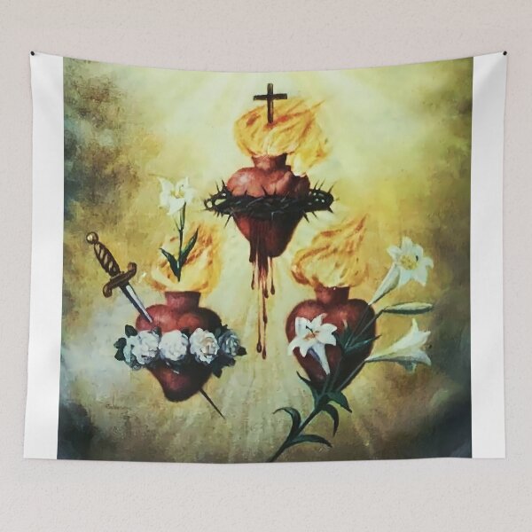 Item preview, Three Sacred hearts designed and sold by Crux Fidelis.