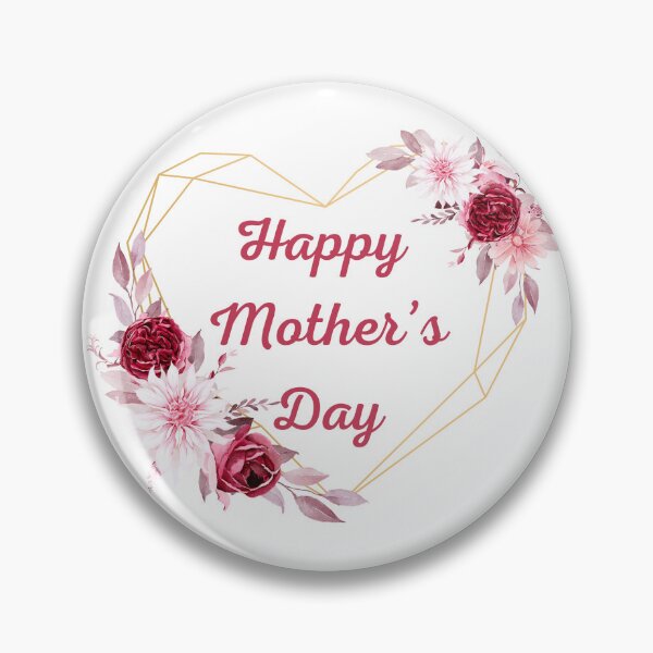 Item preview, happy mothers day, gold heart red roses designed and sold by mariana83.