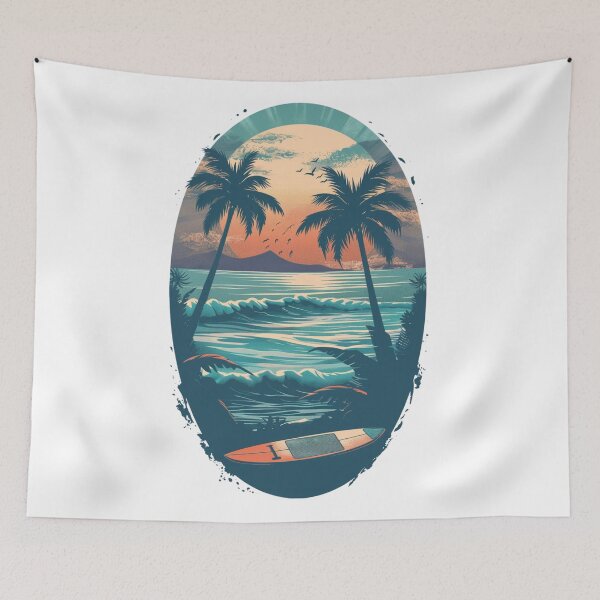 Item preview, Tropical Islands Oval Design 2 of 12 designed and sold by Jenson Major.